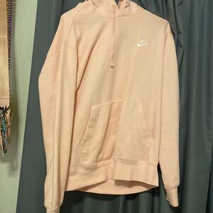 Pink Nike hoodie